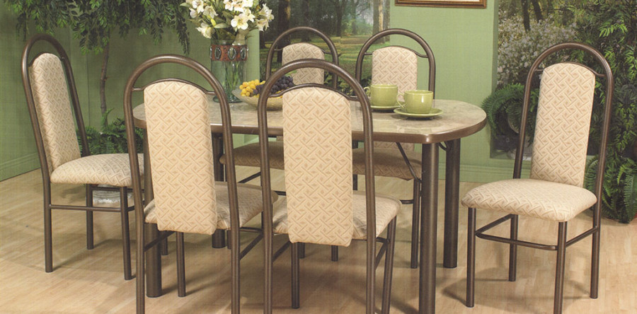 Table 7pc Matte Brown 7080